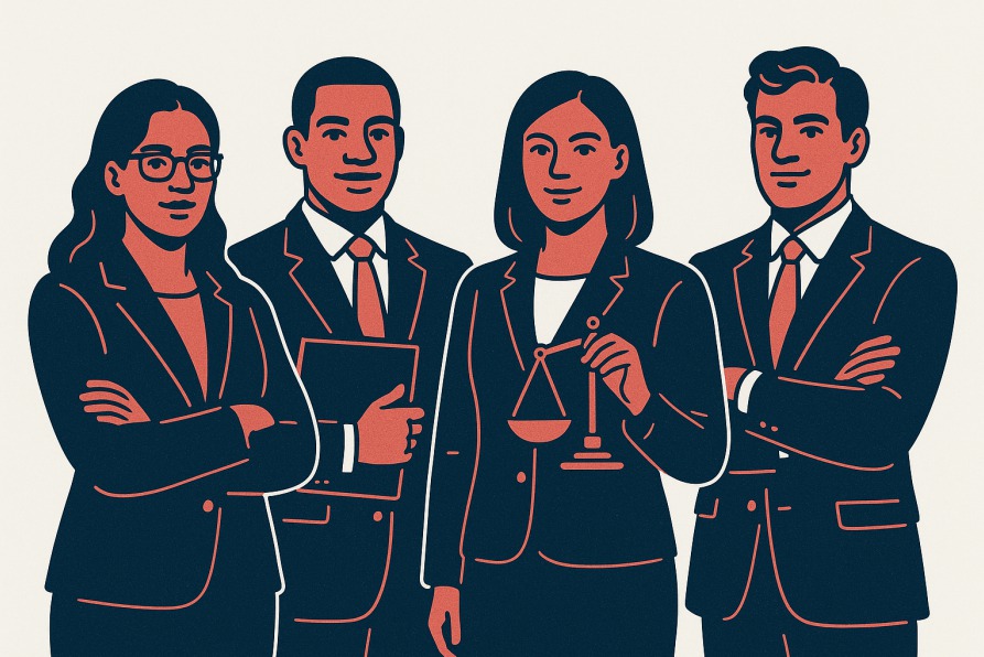 Team of professional lawyers